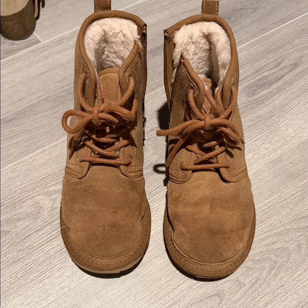 UGG Women Brown Lace-Up Boots - Picture 2 of 4